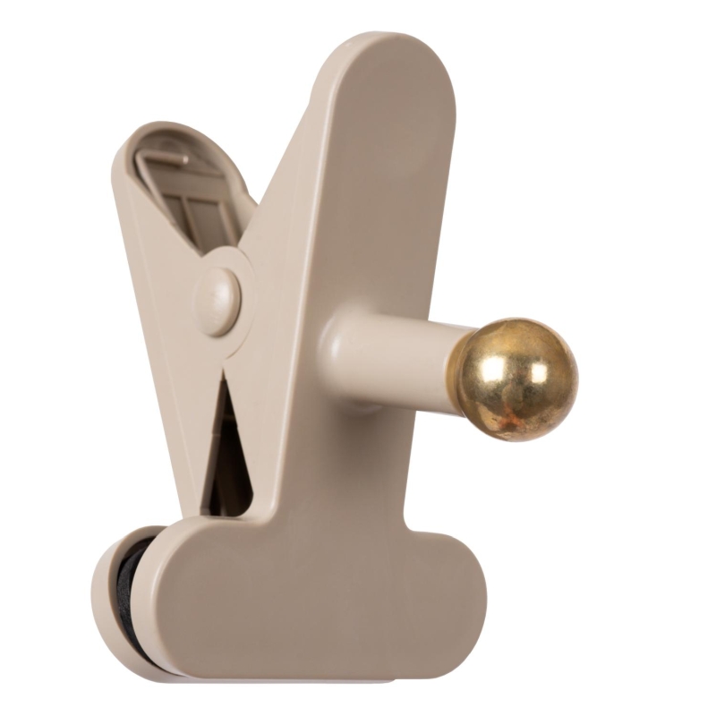 Lucide JOLAN - Rechargeable Desk lamp/Clamp lamp/Wall lamp - Battery pack - LED Dim to warm - 1x3,5W 2700K/5700K - Taupe